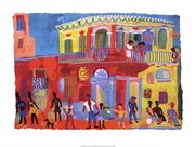 "Balcony on Obrapia Street, Havana" - Art Print by Christopher Corr | Movie Poster Prints from Posterazzi