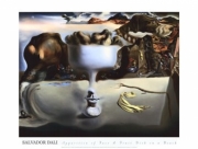 "Apparition of Face and Fruit Dish on a Beach, c.1938" - Art Print by Salvador Dali | Movie Poster Prints from Posterazzi