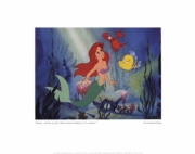 "Ariel, Listen to Me" - Art Print by Walt Disney | Movie Poster Prints from Posterazzi