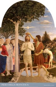 "The Baptism of Christ, c.1450" - Art Print by Della Francesca | Movie Poster Prints from Posterazzi
