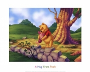 A Hug from Pooh - Art Print by Walt Disney | Movie Poster Prints from Posterazzi