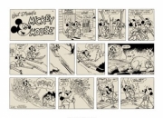 Mickey on the Slopes - Art Print by Walt Disney | Movie Poster Prints from Posterazzi