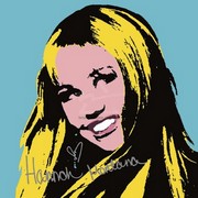Hannah Montana: Secret Pop Star (blue) - Art Print by Walt Disney | Movie Poster Prints from Posterazzi