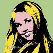 Hannah Montana: Secret Pop Star (green) - Art Print by Walt Disney | Movie Poster Prints from Posterazzi