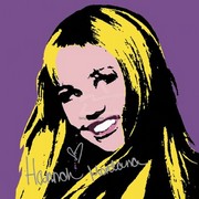Hannah Montana: Secret Pop Star (purple) - Art Print by Walt Disney | Movie Poster Prints from Posterazzi