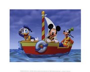 Mickey Mouse Clubhouse: Adventure! Here we come! - Art Print by Walt Disney | Movie Poster Prints from Posterazzi