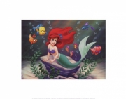 Ariel's Ocean Floor Fun - Art Print by Walt Disney | Movie Poster Prints from Posterazzi