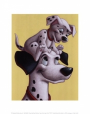Pongo and Pup: Imagine a Family - Art Print by Walt Disney | Movie Poster Prints from Posterazzi