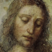 Study of Christ for Last Supper (detail) - Art Print by Leonardo Da Vinci | Movie Poster Prints from Posterazzi