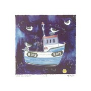 "Fox, L. - Porthleven Harbour Series BD18 Size 19.75x19.75" - Art Print by L. Fox | Movie Poster Prints from Posterazzi