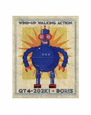 Boris Box Art Robot - Art Print by John Golden | Movie Poster Prints from Posterazzi