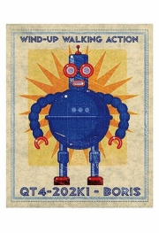 Boris Box Art Robot - Art Print by John Golden | Movie Poster Prints from Posterazzi