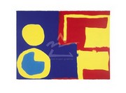 "Hard Reds, Yellows and Blues: August 1966 (serigraph)" - Art Print by Patrick Heron | Movie Poster Prints from Posterazzi