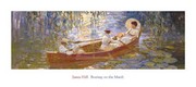 Boating on the Marsh - Art Print by James Hill | Movie Poster Prints from Posterazzi