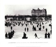 "Skating in Central Park, ca. 1890" - Art Print by  Johnston | Movie Poster Prints from Posterazzi