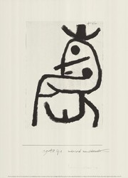 "Narrisch Umschauend, c.1940" - Art Print by Paul Klee | Movie Poster Prints from Posterazzi