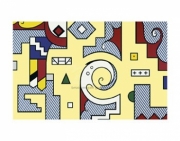 "Amerind Composition II, 1979" - Art Print by Roy Lichtenstein | Movie Poster Prints from Posterazzi