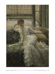 "July: Specimen of a Portrait, c.1878" - Art Print by James Jacques Joseph Tissot | Movie Poster Prints from Posterazzi