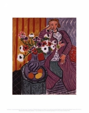 "Purple Robe and Anemones, 1937" - Art Print by Henri Matisse | Movie Poster Prints from Posterazzi