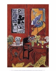 "Large Red Interior, 1948" - Art Print by Henri Matisse | Movie Poster Prints from Posterazzi