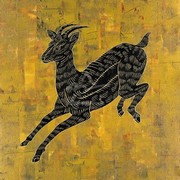 Annrika Mccavitt - Chimera II (gold foil stamped) Size 30x30 - Art Print by Annrika McCavitt | Movie Poster Prints from Posterazzi