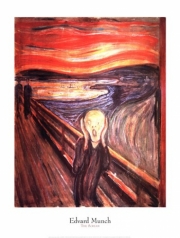 "The Scream, c.1893" - Art Print by Edvard Munch | Movie Poster Prints from Posterazzi