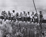 "Lunchtime Atop a Skyscraper, c.1932" - Art Print by Charles C. Ebbets | Movie Poster Prints from Posterazzi