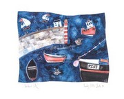 "Fox, L. - Harbour Side Size 16x20" - Art Print by L. Fox | Movie Poster Prints from Posterazzi