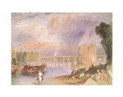 Bridge of Meulan - Art Print by J.M.W. Turner | Movie Poster Prints from Posterazzi