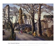 "Central Park, 1934" - Art Print by Carl Gustav Nelson | Movie Poster Prints from Posterazzi