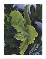 Green Oak Leaves - Art Print by Georgia O'Keeffe | Movie Poster Prints from Posterazzi