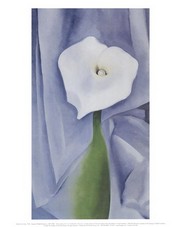 "Calla Lily on Grey, 1928" - Art Print by Georgia O'Keeffe | Movie Poster Prints from Posterazzi