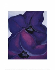 "Purple Petunias, 1925" - Art Print by Georgia O'Keeffe | Movie Poster Prints from Posterazzi