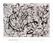 Number 14: Gray - Art Print by Jackson Pollock | Movie Poster Prints from Posterazzi
