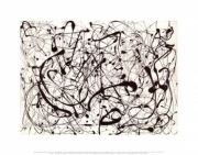 "Number 14, 1948 (gray)" - Art Print by Jackson Pollock | Movie Poster Prints from Posterazzi