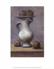 Still Life with Pitcher and Apple - Art Print by Pablo Picasso | Movie Poster Prints from Posterazzi