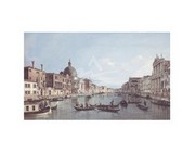 "Venice: The Upper Reaches of the Grand Canal with S. Simeone Piccolo, c. 1738" - Art Print by Giovanni Antonio Canaletto | Movie Poster Prints from Posterazzi
