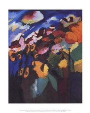 "Murnau Garten II, c.1910" - Art Print by Wassily Kandinsky | Movie Poster Prints from Posterazzi