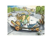 Lip Grind - Art Print by  Bogushefsky | Movie Poster Prints from Posterazzi