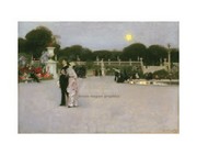 "In the Luxembourg Gardens, 1879" - Art Print by John Singer Sargent | Movie Poster Prints from Posterazzi