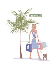 California Cutie - Art Print by E.J. Lowe | Movie Poster Prints from Posterazzi