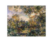 "Landscape at Beaulieu, ca. 1893" - Art Print by Pierre-Auguste Renoir | Movie Poster Prints from Posterazzi
