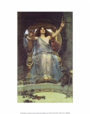 "Circe Offering the Cup to Ulysses, c.1891" - Art Print by John William Waterhouse | Movie Poster Prints from Posterazzi