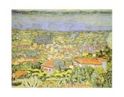 "Panoramic View of Le Cannet, 1941" - Art Print by Pierre Bonnard | Movie Poster Prints from Posterazzi