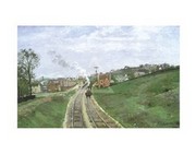 "Lordship Lane Station, Dulwich" - Art Print by Camille Pissarro | Movie Poster Prints from Posterazzi