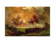 "Sunrise over Diamond Head, 1888" - Art Print by  Tavernier | Movie Poster Prints from Posterazzi