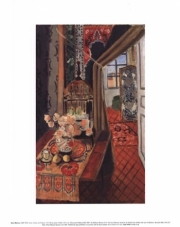"Interior, Flowers and Parakeets, 1924" - Art Print by Henri Matisse | Movie Poster Prints from Posterazzi