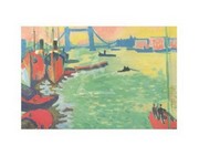 "Thames and Tower Bridge, 1906" - Art Print | Movie Poster Prints from Posterazzi