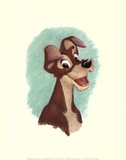 Disney - Tramp Cameo - Art Print by Walt Disney | Movie Poster Prints from Posterazzi