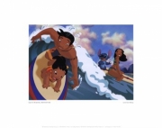 Disney - Lilo's Surfing Adventure - Art Print by Walt Disney | Movie Poster Prints from Posterazzi